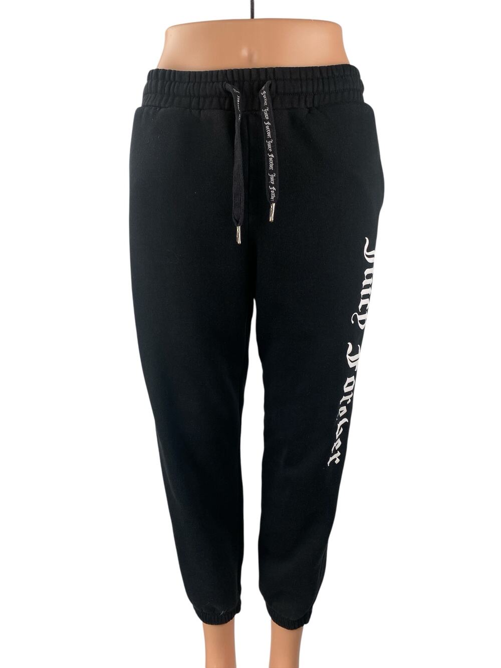 Juicy Couture X Forever 21 Black Graphic Athletic Jogger Trousers Sweat Pants M